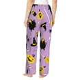 thumbnail image 3 of Balery Cute Halloween print Women's Pajama Pants,Ultra Lightweight Pjs,Lounge Pant-Large, 3 of 9