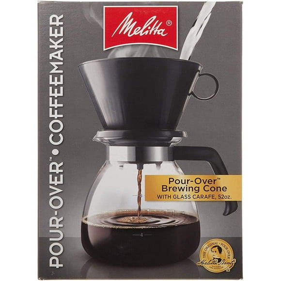 Melitta 640616 Cafetera, 50 onzas, jarra de vidrio