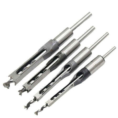 

4PC Long Woodworking Square Hole Square Hole Machine Square Hole Drill Diamond Tip Bits for Rocks 14mm Glass Drill Bit Diamond Bits for Porcelain Tile Hole Saws Drill Bit Set Saw Set Accesorios Panel