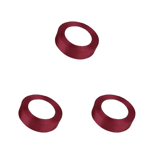 Wosthever Paquete de cinta para hacer ropa, accesorios para manualidades DIY, cintas de poliéster para coser, adornos de Halloween, vino tinto Vino Tinto 33 3piezas