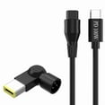 thumbnail image 3 of PD100W Fast Charging Cable Type C To 3pin Port With Square Adapter For Lenovo Laptops Power Supply Cord, 3 of 11