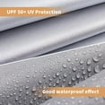 thumbnail image 3 of 10x10ft Canopy Sidewall for   Tent - Khaki,  Fit, Waterproof &  Blocking, 3 of 5