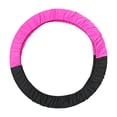 thumbnail image 3 of Funda protectora para anillas de gimnasia artística, apta para anillas de 10 cm a 85 cm. Negro y rosa, 3 of 9