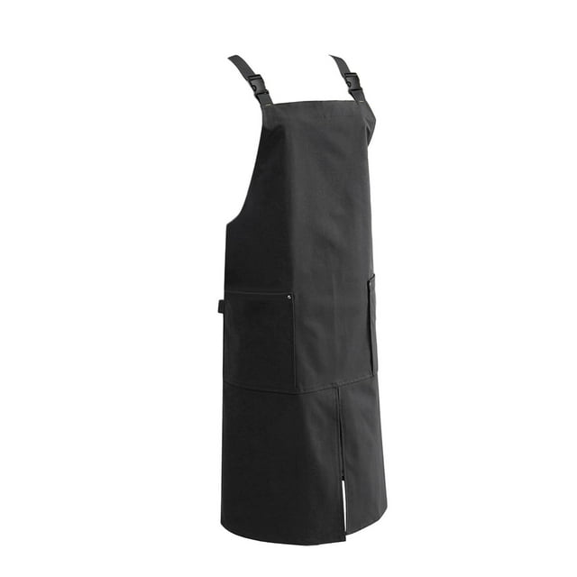 Shengyu Innovative Adjustable Bib Apron With Waterproof Kitchen Cafes Studios And Bars Apron Can Be Adjusted Grey 82x72cm