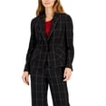 thumbnail image 1 of Kasper Womens Window Pane Two Button Blazer Jacket, Multicoloured, 18, 1 of 1