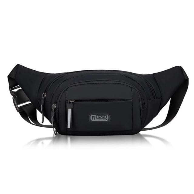Bolsa para teléfono móvil para almacenamiento en el lugar de trabajo, bolsa tipo mensajero de gran capacidad para cajero comercial, color negro