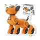 thumbnail image 2 of Juguete para Perros Robot para NiñOs, Mascota Robot con Control Remoto por Voz y 2,4 GHz con Sensores TáCtiles Interactivos, RobóTico (Naranja), 2 of 7