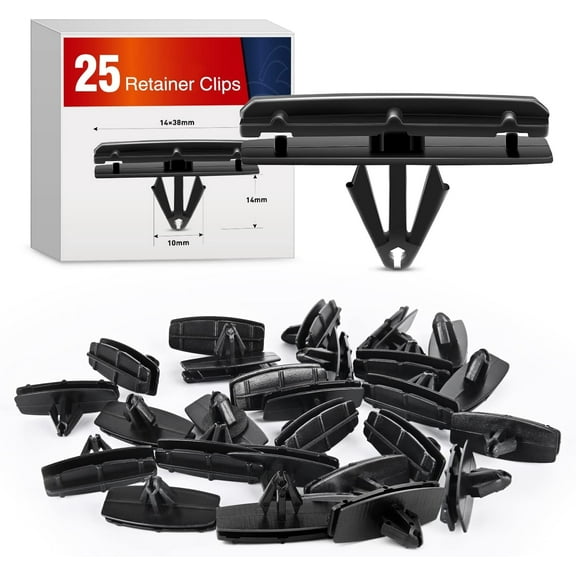 Nilight 25PCS Fender Flare Moulding Clips Jeep Liberty Wheel Fender Rocker Panel Clip for Chrysler 55157055-AA, Jeep Wrangler Jeep Liberty - 2 Years Warranty