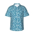 thumbnail image 1 of Balery Beautiful Floral Camisas hawaianas de manga corta para hombre, camisas playeras de corte holgado, camisas de vacaciones con botones,Small, 1 of 7