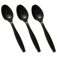 thumbnail image 5 of Smarty 6" Black Plastic Disposable Dinner Spoons 1000ct, 5 of 5