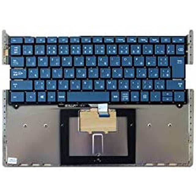 Clavier de Remplacement Uniquement Compatible pour Microsoft Surface Ordinateur Portable 1 / Ordinateur Portable 2 13.5 Pouces (1769) (Bleu)