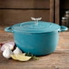 The Pioneer Woman Timeless Beauty 5 Quart Dutch Oven with Stainless Steel Butterfly Knob