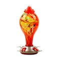 thumbnail image 2 of Alimentador de colibríes Cola de vidrio soplado a mano colorido grande, 2 of 8