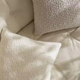 thumbnail image 3 of Fennco Styles Chenille Bouclé-Style Throw Pillow Cover 12" W X 20" L - Ivory Soft Minimalist Decorative Cushion Case for Sofa, Bed, or Chair Décor, 3 of 6