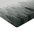 thumbnail image 2 of Ambesonne Forest Fitted Sheet 2 Pcs Set, Wilderness Theme Foliage, Twin, Pale Grey Dark Grey, 2 of 3
