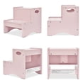 thumbnail image 3 of Dream On Me Little Steps Step Stool / Anti-slid base / Multipurpose Kids Step Stool / Sturdy & solid stool for kids In Pink, 3 of 15