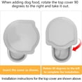 thumbnail image 4 of 9.5L Dog Feeders and Water Bowl Set for Large Dogs, 2.5 Gallon Automatic Water Dispenser, Gravity Dog Food Dispenser, 4 of 6