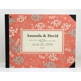 thumbnail image 3 of Darling Souvenir Orange Floral Branches Printed Hardbound Cover Guestbook For Wedding Guest Sign In Book Registry-9 x 12 Inches, 3 of 5