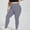 Gray, variant on Naittoop Women's Seamless Plus Size Leggings No See Through High Waisted Workout Yoga Pants Stretchy Athletic Running Tights