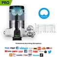 thumbnail image 3 of Universal Video Microphone w/ Shock Mount, Phone Stand, Windshield, Foam Cover, Shotgun Video Recording Microphone for Sony, Nikon, Canon DSLR Camera＆iPhone, Android Phone, Rechargeable(Work 10 Hrs), 3 of 11