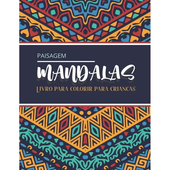 MANDALAS paisagem - Livro para colorir para crianças: Magníficos Mandalas para os apaixonados - Livro Colorido Adultos e Crianças Anti-Stress e relaxante (paisagem urbana, rural, cidade, edifício ...)