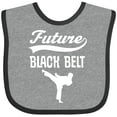 thumbnail image 3 of Inktastic Martial Arts Future Black Belt Karate Boys or Girls Baby Bib, 3 of 4