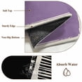 thumbnail image 6 of Purple Black Area Rugs 5'x8', Washable Small Throw Rugs for Classroom Bedroom, Farmhouse Striped Modern Abstract Art Indoor Outdoor Rug Non-Slip Low Pile Carpet Runner Reversible Floor Mats, 6 of 8
