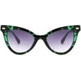 thumbnail image 2 of FEISEDY Cat Eye Sunglasses Fashion Sunglasses Trend Glasses for Men and Women B2563, 2 of 6