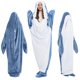 thumbnail image 1 of Manta de Tibur&oacute;n con Capucha,ZVXCABV Shark Blanket para Adulto, Supersoft Cozy Flannel, Manta de Tibur&oacute;n Port&aacute;til para Adultos, Manta de Tibur&oacute;n ZVXCABV NA, 1 of 8
