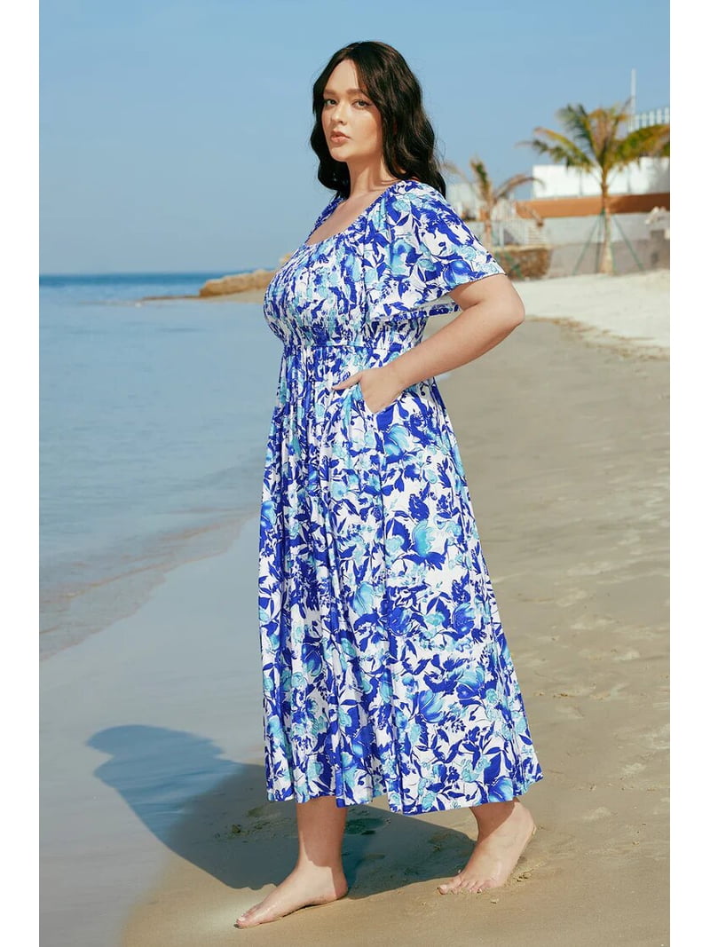maxi dresses size xl Plus Size Women African Evening Long Maxi Dress Cocktail Formal Prom Dresses New