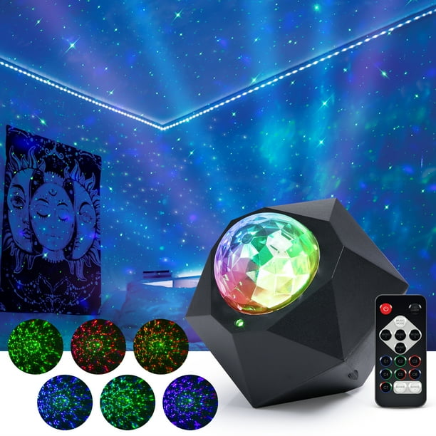 Merkury Innovations Galaxy Light Projector with LED Laser Projection