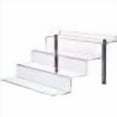 thumbnail image 3 of CECOLIC Acrylic Riser Shelf 4 Tier Clear Display Stand for Collectibles Pop Figures, Cupcakes, Perfumes, Display Risers for Decorating & Organizing - 11.8 x 10.8 x 6.5 in (Large, 1 Pack), 3 of 4
