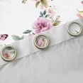 thumbnail image 4 of Manfei Retro Rustic Flower Black Out Curtains,Countryside Floral Butterfly Curtains Pack of 2 (42x63 Each),Pink White Bedroom Curtains For Girls,Super Cozy Room Decor, 4 of 6