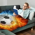 thumbnail image 3 of LHSHID Softball Gifts Blanket Cool Fire and Ice Softball Blanket Softball Gifts for Girls Softball Lovers Gifts Softball Team Gifts Girls Softball Gifts Softball Ideas 30x40in, 3 of 6