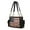 Black, variant on MKF Collection Alaina Vegan Leather Womens Flag Shoulder Handbag by Mia K