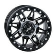 thumbnail image 5 of 4/156 Tusk Wasatch Beadlock Wheel 15x7 5.0 + 2.0 Machined/Black for Polaris Ranger 4X4 Diesel 2011-2018, 5 of 7