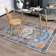 thumbnail image 3 of Costway Area Rug 5' x 7' Distressed Vintage Home Carpet Living Room Bedroom Non-Shedding, 3 of 10