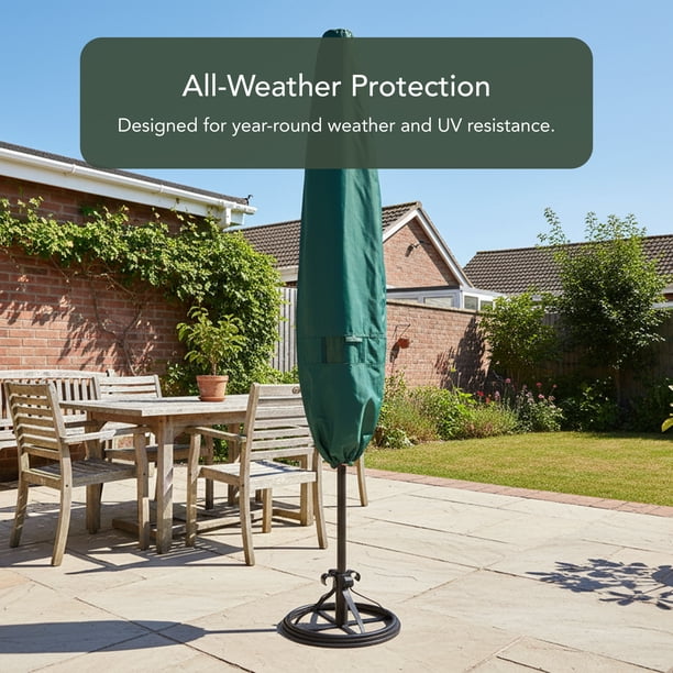 covermates patio umbrella cover Covermates Patio Umbrella Cover Light Weight Material, Weather Resistant, Water Resistant Zipper, Outdoor Living Cover