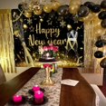 thumbnail image 3 of 8x6FT 2026 Happy New Year Backdrop Gold Glitter New Years Background for 2026 New Years Eve Party Decoration Banner Supplies, 3 of 6