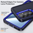 thumbnail image 6 of For Samsung Galaxy S26 5G 6.3" Phone Case with Built in Kickstand, Shockproof/Dustproof/Drop Proof Heavy Duty Military-Grade Rugged Protective Cover for Samsung Galaxy S26 5G,Blue,For Galaxy S26 5G, 6 of 8