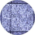thumbnail image 1 of Ahgly Company Indoor Round Persian Blue Traditional Area Rugs, 8' Round, 1 of 4