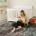 thumbnail image 2 of Balacho Elegant Vintage Boho Distressed Faux Wool Area Rug, 4' x 6', Brown, 2 of 8