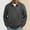 Dark Gray, variant on LYSMORA Men's Collared V Notch Ribbed Knit Sweater Long Sleeve Pullover Top for Daily Commute City Stroll Weekend Casual Outing