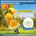 thumbnail image 5 of Fruit Picker Pole Tool, 35-75" Adjustable Long Picker,Ladder-Free Harvesting Aid,Safe for Elderly&Children,Durable Stainless Steel Design–for Picking s,Avocados,Oranges,Grapefruit,Plums,Pear, 5 of 5