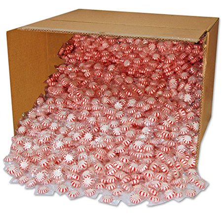 Sunrise Peppermint Mints - 31 lb. box  1 per case