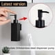 thumbnail image 2 of Dispensador de jabón de acero inoxidable, diseño clásico, bomba a prueba de óxido para uso diario en la cocina o el baño, acabado negro mate que realza cualquier espacio, 2 of 5