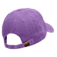 thumbnail image 4 of Santa In Transit Embroidered Washed Cotton Brass Buckle Cap - Purple OSFM, 4 of 5