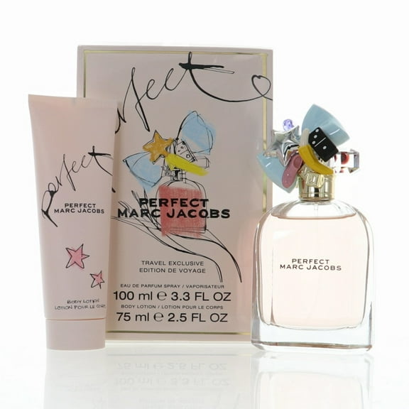 Marc Jacobs Perfect for Women - 2 Pc Gift Set 3.3oz EDP Spray, 2.5oz Body Lotion