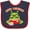 Navy and Red, variant on Inktastic Book Monster Boy Boys or Girls Baby Bib
