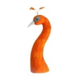thumbnail image 3 of Cabeza de maniquí de pavo real, arreglo floral, escultura decorativa, modelo de cabeza de pavo real para Naranja, 3 of 9